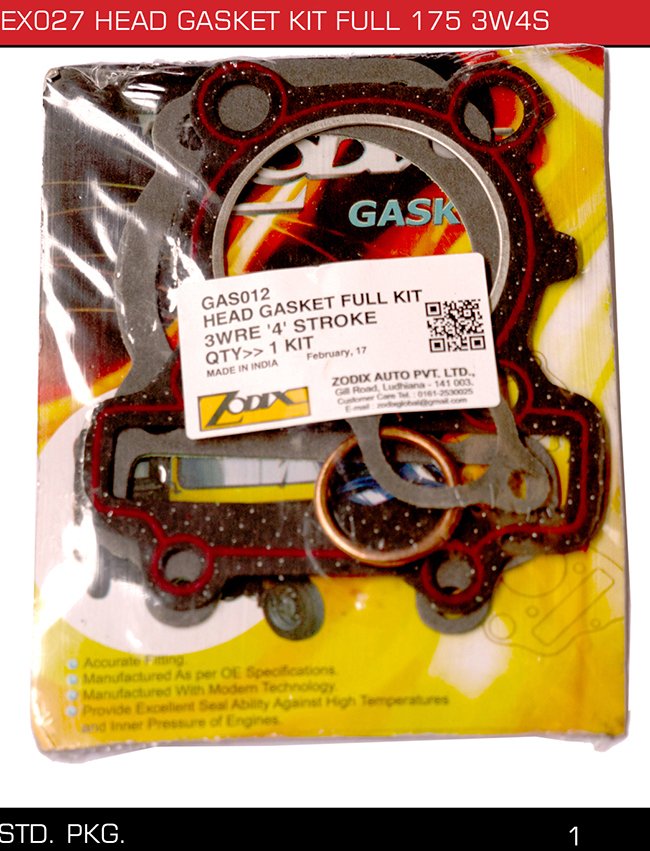 EX027 HEAD GAS KET FULL 175 3W4S